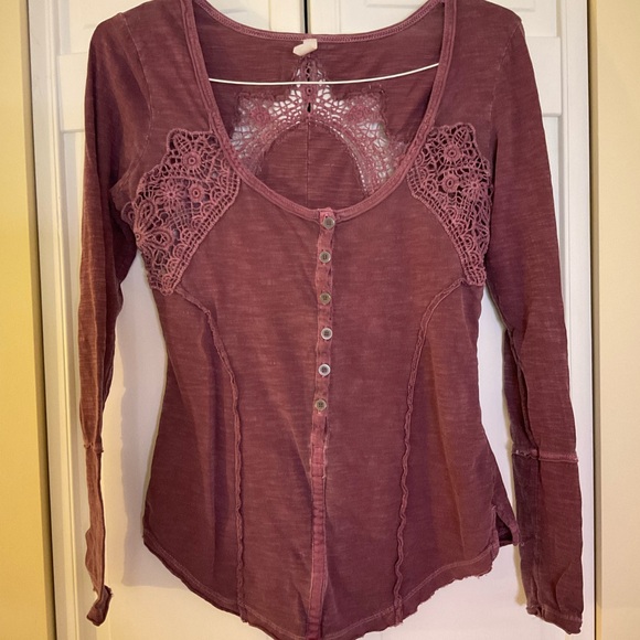 Free People Tops - Free People crochet toosaloosa keepsake Top